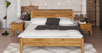 Łóżko drewniane Odys